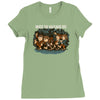 where the halflings are Ladies Fitted T-Shirt