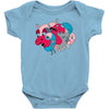 rhino splat Baby Onesie