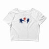map marker death Crop Top