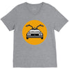 delorean V-Neck Tee
