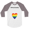 Worth The Wait Rainbow 3/4 Sleeve Shirt