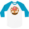 one piece tony tony chopper 3/4 Sleeve Shirt