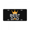 The Best Dad License Plate