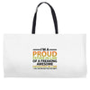 i'm a proud father in law Weekender Totes