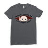 August Peeking Out Baby Boy Ladies Fitted T-Shirt