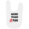avengers more than a fan Baby Bibs