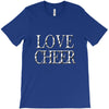 love cheer gold mixed media T-Shirt