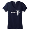 wanna screw Women's V-Neck T-Shirt