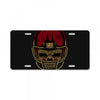 american football skull License Plate
