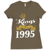 kings are born in 1995 Ladies Fitted T-Shirt