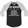 Leo Woman 3/4 Sleeve Shirt