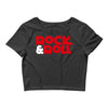 rock n roll Crop Top