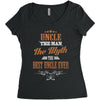 uncle the man the myth best uncle  ever Women's Triblend Scoop T-shirt