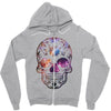 Colorful Skull Zipper Hoodie