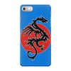 sun dragon with pearl   black red white iPhone 7 Case