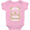 Never Underestimate The Strength Of A Lymphoma Cancer Warrior Baby Bodysuit