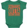 straight outta second grade Baby Bodysuit