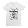 The Legendary Dad World Champion Ladies Fitted T-Shirt