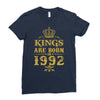 kings are born in 1992 Ladies Fitted T-Shirt
