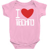 i love techno Baby Onesie