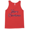 merry christmas colorful glitter Tank Top