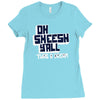 oh sheesh y'all Ladies Fitted T-Shirt