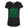 hungover tomorrow best trending Maternity Scoop Neck T-shirt
