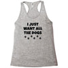 all the dogs Racerback Tank