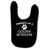 property of a golden retriever Baby Bibs