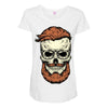 terror skull Maternity Scoop Neck T-shirt