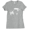 trek wars womens funny Ladies Fitted T-Shirt