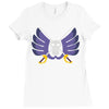 mr two one piece Ladies Fitted T-Shirt
