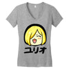yuri on ice happy Women's V-Neck T-Shirt