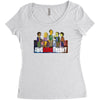 the big bang theory simpsons, ideal gift or birthday present funny Women's Triblend Scoop T-shirt