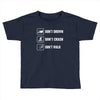 Don't drown crash walk Tee Swim Bike Run Triathle Toddler T-shirt