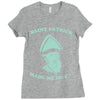 saint patrick made me do it Ladies Fitted T-Shirt