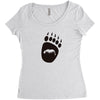 Bear Women's Triblend Scoop T-shirt