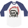 skull biker 3/4 Sleeve Shirt