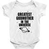 Greatest Godmother In The Universe Baby Onesie