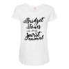 bridget jones is my spirit animal Maternity Scoop Neck T-shirt
