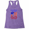 we stand for the flag Racerback Tank