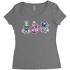down at the milk bar Women's Triblend Scoop T-shirt