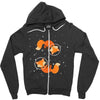 space fox Zipper Hoodie