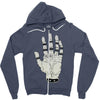 the hand of destiny Zipper Hoodie