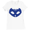 pj masks catboy symbol Ladies Fitted T-Shirt
