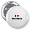 i love summer Pin-back button