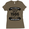 Premium Vintage  1986 Ladies Fitted T-Shirt