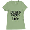 there's more to life Ladies Fitted T-Shirt