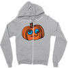 goofy pumpkin Zipper Hoodie