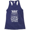 I Am A March Women Racerback Tank